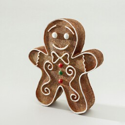 Figurka dekoracyjna Gingerbread Man I 25x7x30 cm, 25x7x30