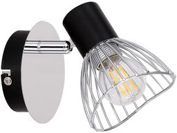 Globo FASSA 54815-1 kinkiet lampa ścienna czarna chrom