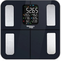Webber Livia SBS-1320B 180kg Czarny Waga łazienkowa