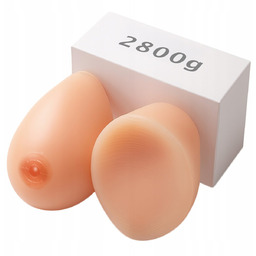 Silikonowa proteza piersi - sztuczny biust 2800 gram