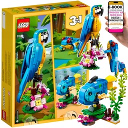 LEGO  31136  Egzotyczna Papuga 3w1
