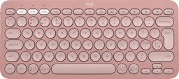 Klawiatura bezprzewodowa LOGITECH Pebble Keys 2 K380s Różowy