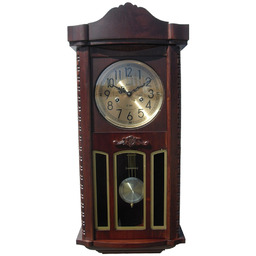 Zegar drewniany mechaniczny ścienny z wahadłem Adler 11002