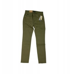 Jeansowe spodnie damskie khaki RALPH LAUREN 29