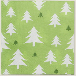 Serwetki świąteczne Green Trees II 20 szt., 16x16x3