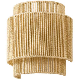 Lindby - Kinkiet Anuva, kolor naturalny, wysokość 25