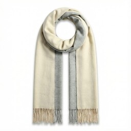 Pakamera SZAL SZALIK kaszmir 100% kaszmirowy beżowy szary