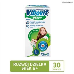 VIBOVIT UCZEŃ Witaminy+Żelazo - 30 tabletek