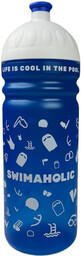 Swimaholic water bottle swimming world niebieski