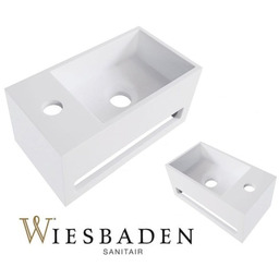 Umywalka mała z uchwytem na ręcznik 35x20x16 cm