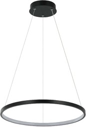 Lampa wisząca Ring mały 4000K 1xLED czarny LP-909/1P