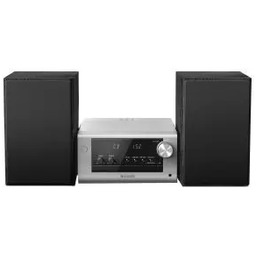 Panasonic SC-PM702EG-S 80W Bluetooth Radio FM DAB+ Srebrny