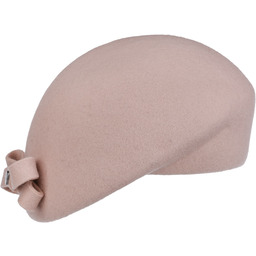 Beret Baskijski z Kokardą by Lierys, różowy, One