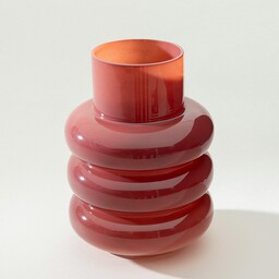 Wazon szklany Rosso 16x24 cm, 16x16x24 cm