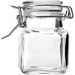 Ibili 739901 Mini garnek szklany przezroczysty, 5 x