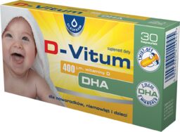 D-Vitum, witamina D + DHA dla noworodków, niemowląt