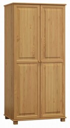 Szafa drewniana 2D nr2 wieszak/półki S80 sosna