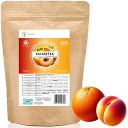 Galaretka DUO POMARAŃCZA-BRZOSKWINIA BEZ CUKRU 0 węgli 350g