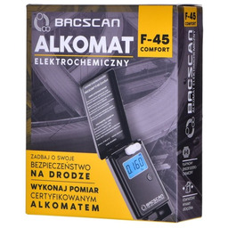 BACscan F-45 alkomat 0 - 4% Czarny