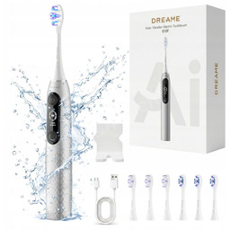 Dreame E10F Silver szczoteczka soniczna srebrna 6 końcówek