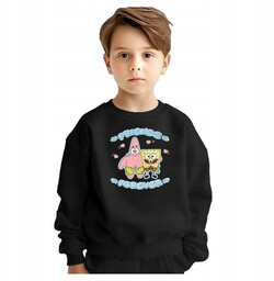 Bluza Dziecięca Młodzieżowa Spongebob Kanciastoporty 104