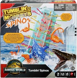 Mattel Games Spadające spinozaury Gra dla dzieci
