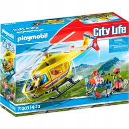 Playmobil City Life 71203 Helikopter Ratunkowy Pogotowie Szpital