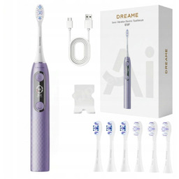 Dreame E10F Purple szczoteczka soniczna fioletowa 6 końcówek