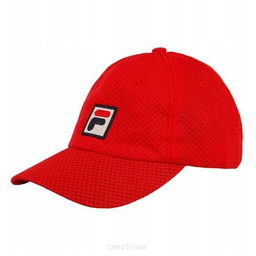 Czapka tenisowa Fila Mesh Cap Sampau czerwona