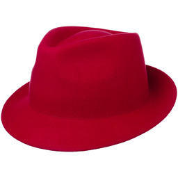 Kapelusz z Filcu Wełnianego Uni Trilby by Lipodo,