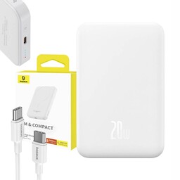 Baseus Magnetyczny Powerbank Magsafe 5000mah Ładowanie Indukcyjne Qc
