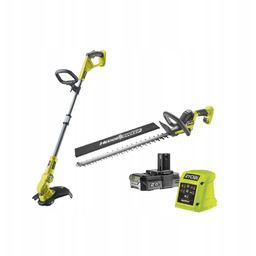 Nożyce do żywopłotu 55cm i podkaszarka 30cm 18V