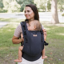 Nosidełko Zaffiro - BabyGrow Roma: Anthracite-Regulowane