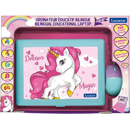 LEXIBOOK Zabawka laptop edukacyjny Unicorn JC598UNII17 Zyskaj