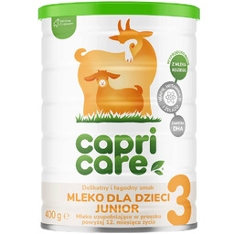 Capricare 3, mleko następne na mleku kozim, powyżej