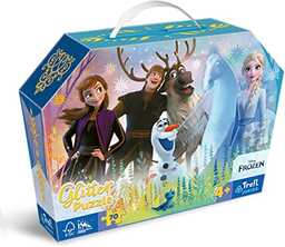 Trefl Junior - Frozen, Magiczna przyjaźń - Brokatowe