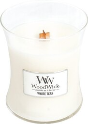 WoodWick White Teak Świeca Duża 610g