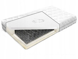 Materac 90x190 piankowy hr visco bonelowy 23 cm