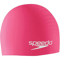 Speedo Unisex silikonowy czepek kąpielowy, różowy, jeden rozmiar