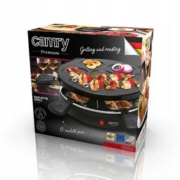 Grill elektryczny Okrągły dla 6 osób Raclette XL