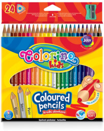 Colorino Kids - Kredki ołówkowe trójkątne 24 kolory