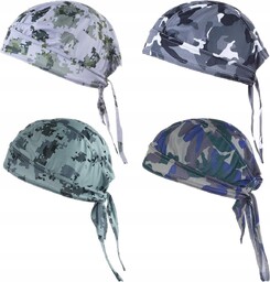 4X Bandana Moro Kamuflaż Chusta Na Głowę Zestaw