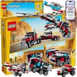 LEGO PREZENT CREATOR 3w1 CIĘŻARÓWKA HELIKOPTER AUTKA 31146