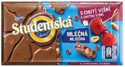 Czekolada Studencka Orzeszki/Wiśnia 180g