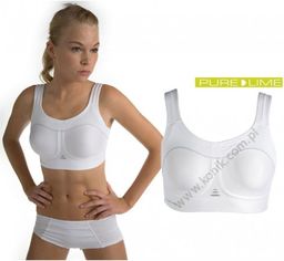 Biustonosz sportowy Compression Bra - PURE LIME