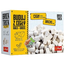 Brick Trick cegły zamkowe białe 70 sztuk 61557