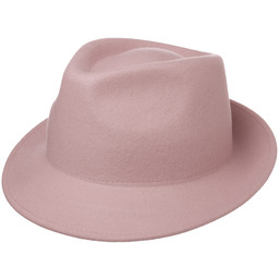 Kapelusz z Filcu Wełnianego Uni Trilby by Lipodo,