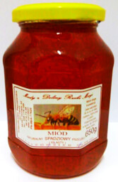 MIÓD SPADZIOWY Z DOLINY RZEKI MROGI 650G