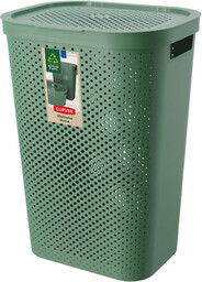 Kosz z pokrywą Curver Infinity 60L zielony