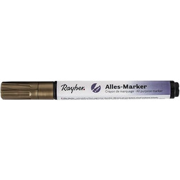 Rayher 3826106 markery, gruba końcówka M, złota